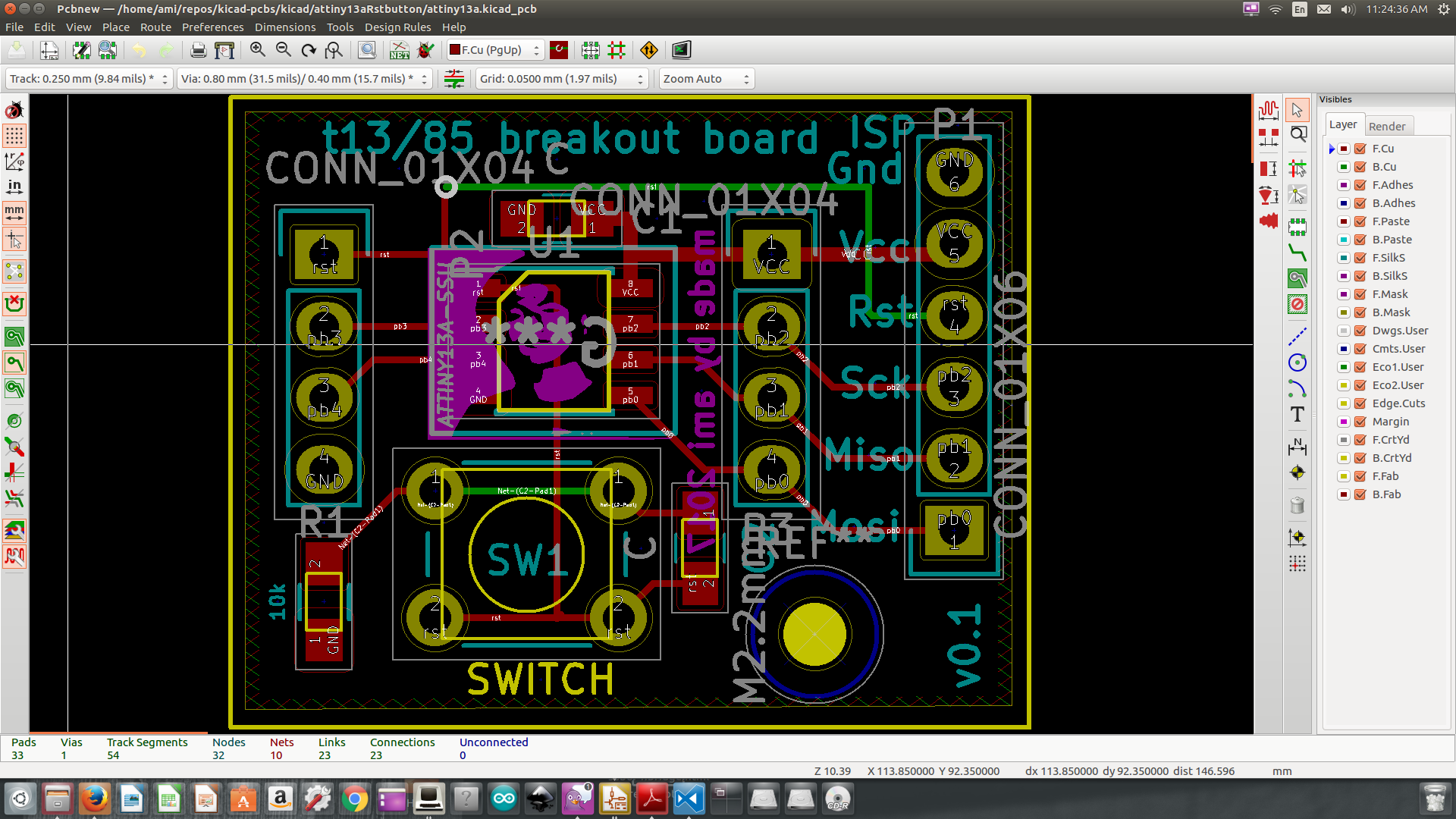 Kicad pcb