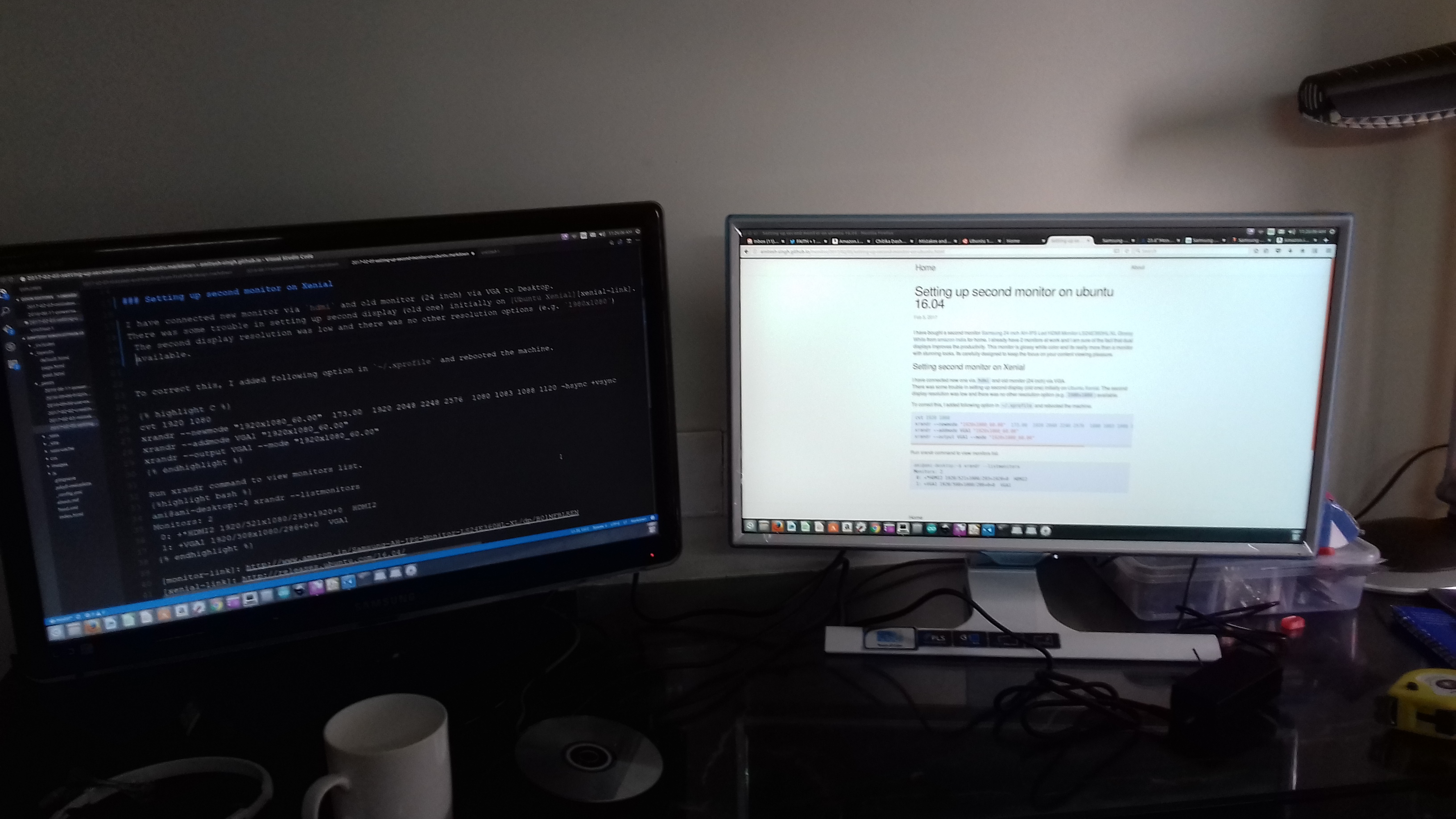 Setting Up Second Monitor On Ubuntu 16 04