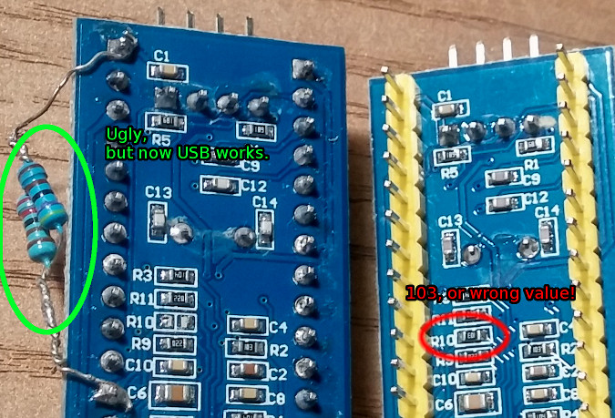 bluepull resistor